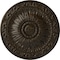Ekena Millwork Lunel Ceiling Medallion (Fits Canopies up to 3 3/4"), 20 1/4"OD x 1 1/2"P, Stone Hearth Crackle CM20LUSHC - alternate 1
